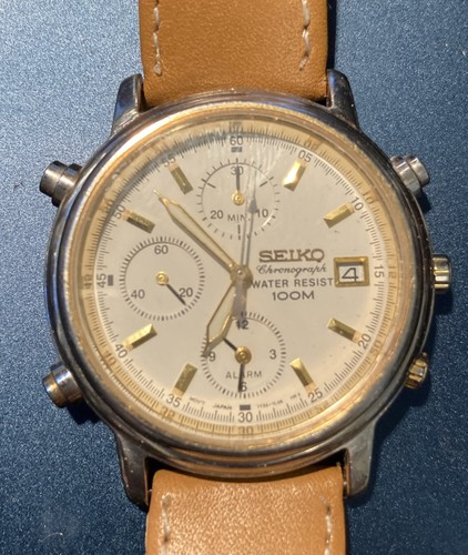 Seiko men chronograph - men's,