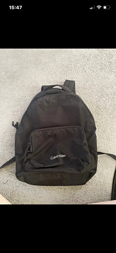Calvin klein black backpack - black,