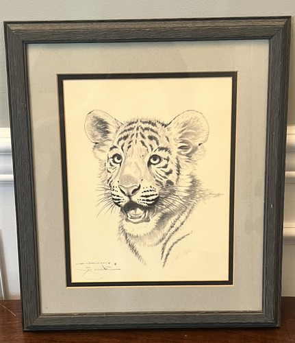 Jim oliver signed tiger cub - oliver,
