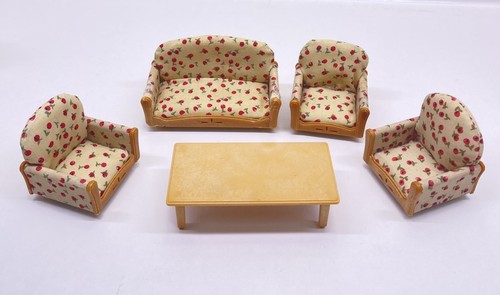 Sylvanian families settee set - settee,