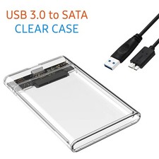 External Hard Drive Enclosure USB 3.0 – 2.5 Inch HDD SSD Case for Laptop PC