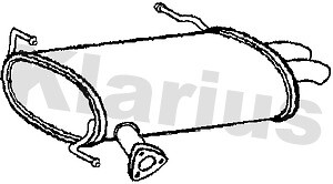 Klarius box with - tail, pipe