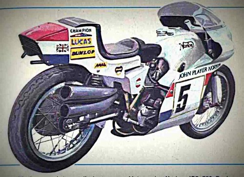 Metal sign norton - a4,