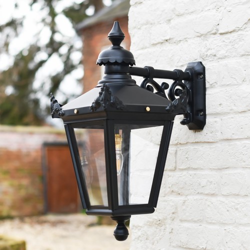 66cm black victorian hanging - black,