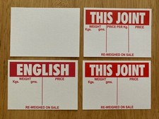 50 Price Card Ticket Label