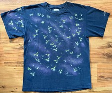 Vintage Glow In The Dark Lightning Bug T Shirt Sz L 1998 Ohio Parks
