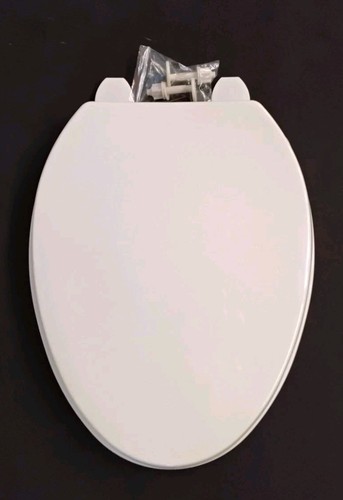 Elongated plastic toilet seat - toilet,