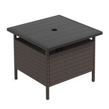 Patio 22" Rattan Square Side