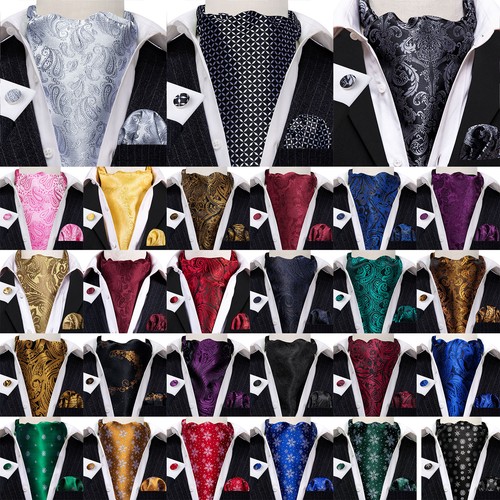 Men jacquard paisley ascot - men,