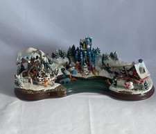 Bradford Exchange Disney Christmas Cove Masterpiece by Hawthorne Village Rare