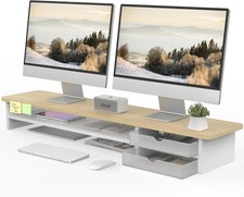 Dual Monitor Stand Riser with