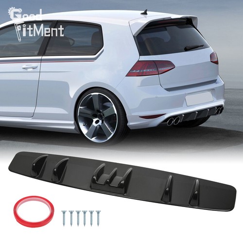 Rear bumper diffuser spoiler - rear,