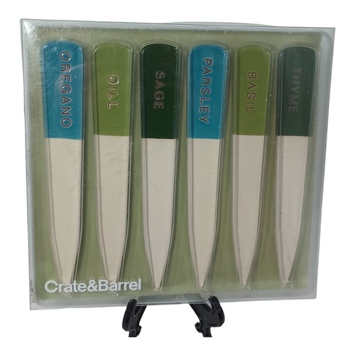 Ceramic crate barrel herb - 6,