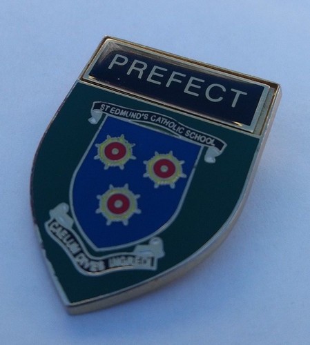 Prefect badge edmund s - prefect, edmund's