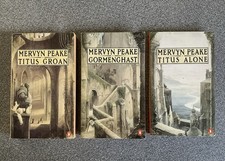 Mervyn Peake - Gormenghast Trilogy  (1983) Paperbacks
