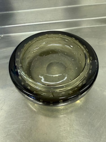 Whitefriars glass bubble dish