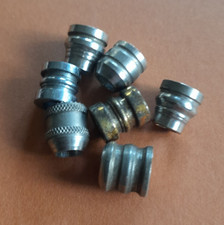 Selection of 7  Vintage Banjo or Banjo Ukulele tuning Peg Ferrules (F3)