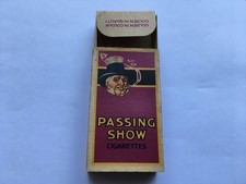 C1930s VINTAGE CARRERAS Ltd LONDON PASSING SHOW 10 SIZE CIGARETTES PACKET