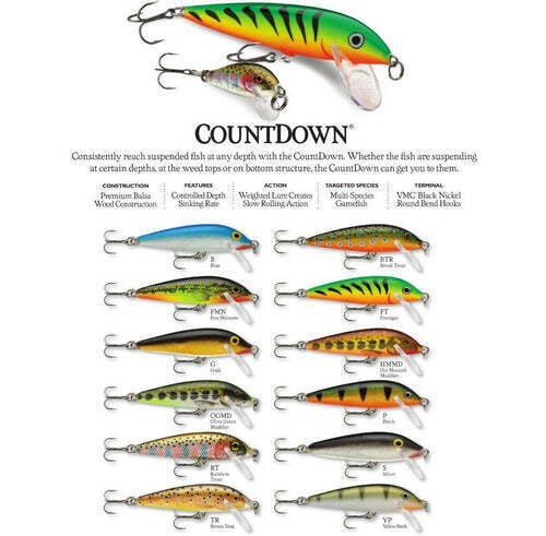 Rapala countdown sinking 7cm - rapala,