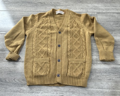 Vintage 1950 boys mustard - vintage,