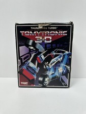 Vintage Boxed Tomy Tronic 3-D Thundering Turbo Handheld Electronic Game 1983