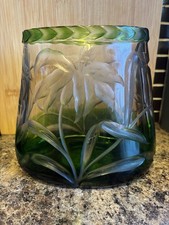 Moser Karlsbad green  Glass