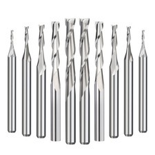 10Pcs Carbide End Mill Router