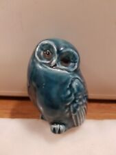 Vintage Poole Pottery Blue Owl