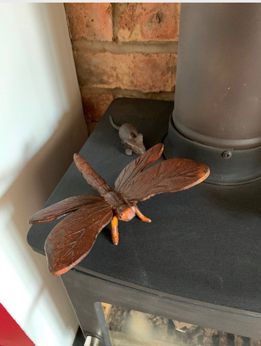 Dragonfly garden ornament - garden,