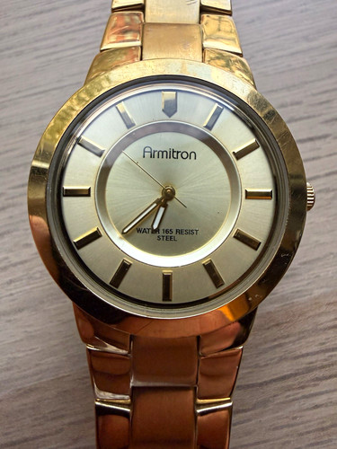 Armitron 1859gp gold tone - armitron,