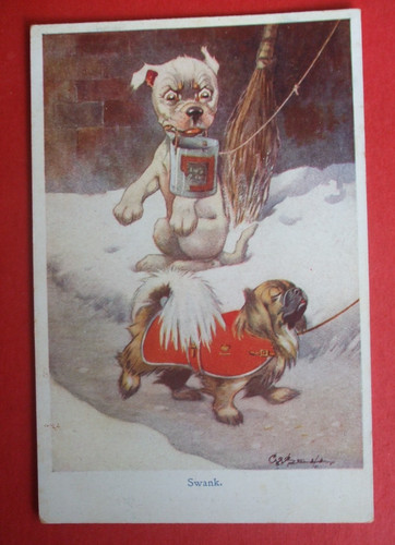 Studdy comic dog - g,