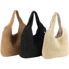 Handwoven Rattan Shoulder Bag