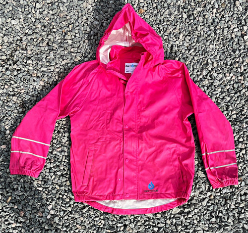 Drykidz girls pink hooded - pink,
