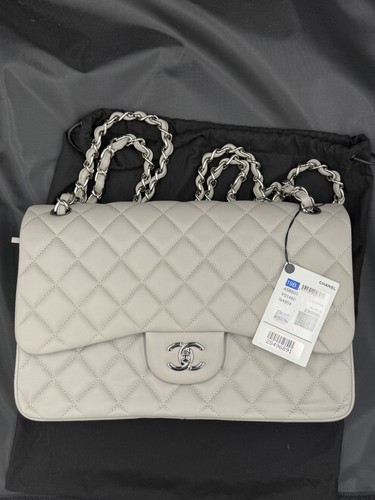 Chanel medium grey quilted - medium,