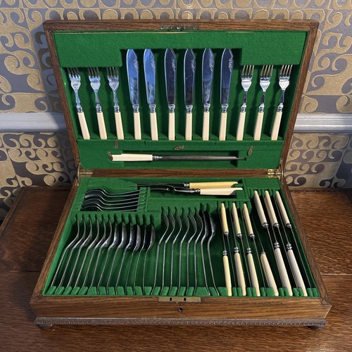 Silver plated cutlery - silver, canteen