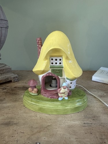 Vintage ceramic mushroom house