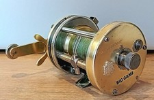 Abu Garcia Sweden Ambassadeur Big Game 7000 Gold Multiplier Vintage Fishing Reel