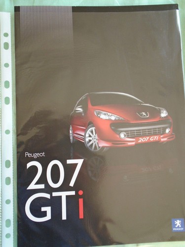 Peugeot 207 gti brochure - peugeot, jul