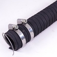 Wire Reinforced Flexi Radiator Rubber Hose - Plus 2 x Stainless Steel Pipe Clips