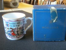 ROYAL WORCESTER BIRTHDAY MUG "THURSDAY" BY SUE SCULLARD  NEW IN BOX