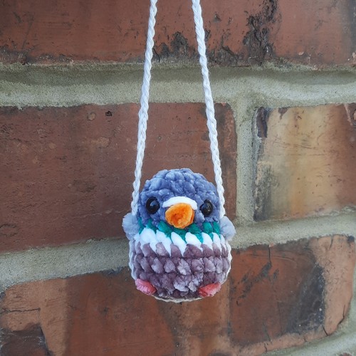 Wood pigeon swing car - wood,