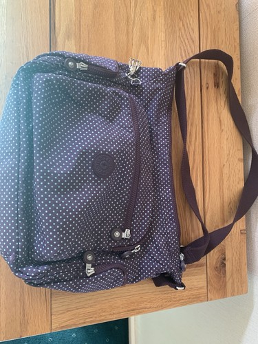 Kipling handbag purple - handbag, with