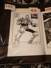 2000ad Judge Dredd Signed