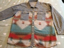 BNWoT, DENIM/AZTEC BLANKET