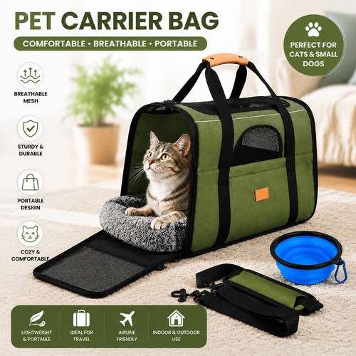 Cat carrier bag portable soft - cat,