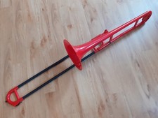 Tromba plastic trombone with mouthpiece, bag, stand & care kit