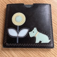 Radley Black Leather Mirror And Case