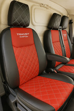 VAN SEAT COVERS  FOR FORD TRANSIT CUSTOM  (2024 ONWARDS) TAILORED FIT