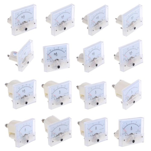 Ammeter analog panel meter - ammeter,