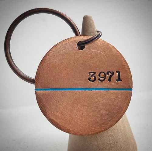 Personalised thin blue - personalised, line